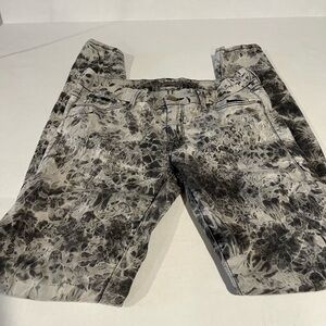 MOTHER Black and Gray Skinny Jeans